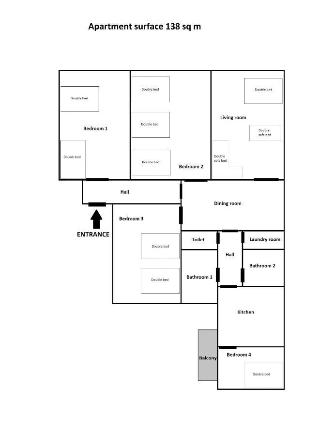 Unique Apartments Krasinskiego Street Красков Екстериор снимка